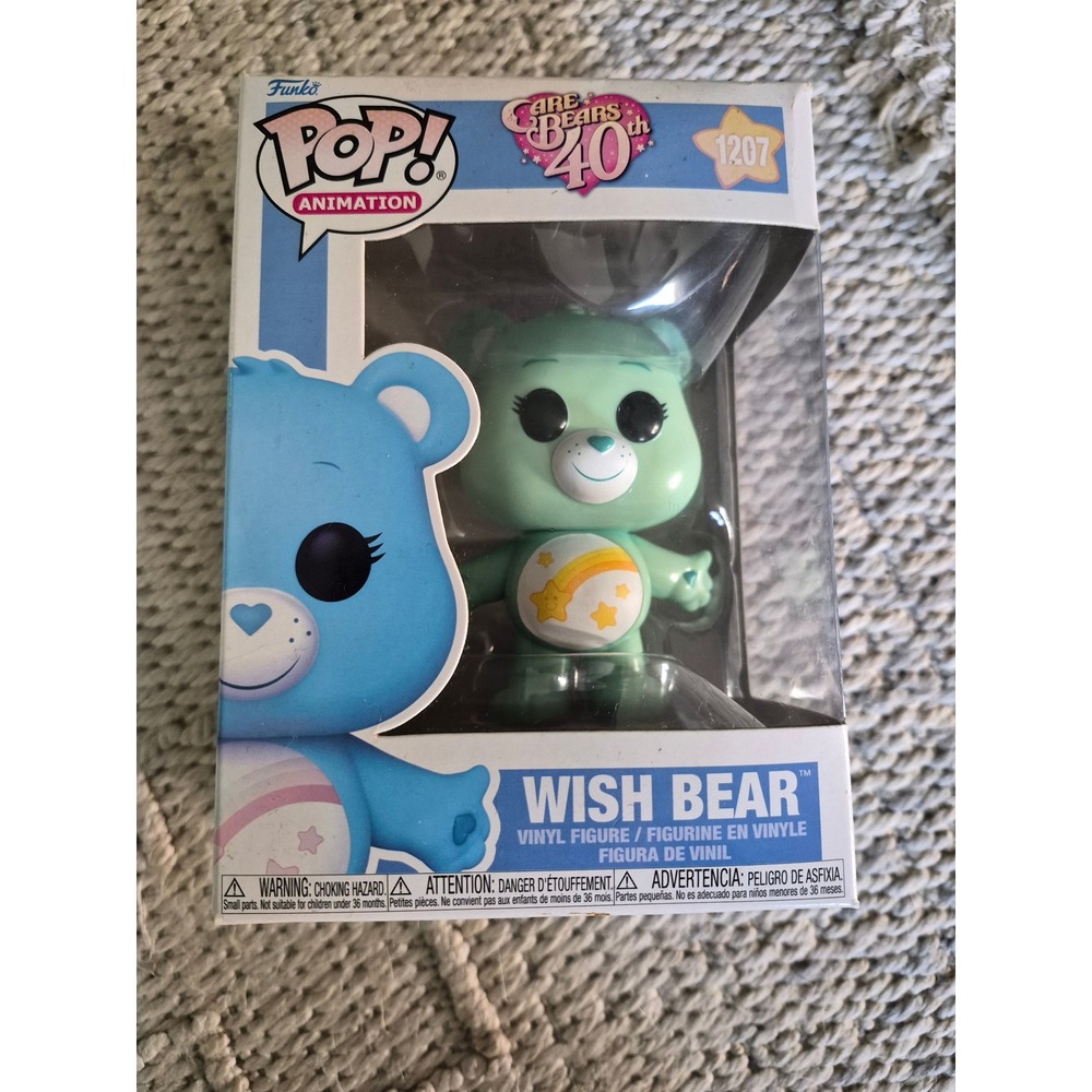 Funko Pop Animation Care Bears 40th Anniversary Wish Bear 1207 Vinyl Figure